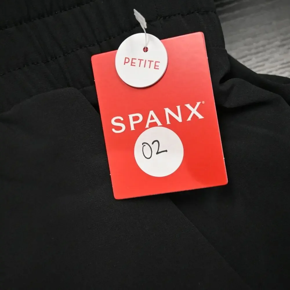 Spanx Very Black Petite Out Of Office Trousers Size 3x 50678Q - Picture 6 of 10